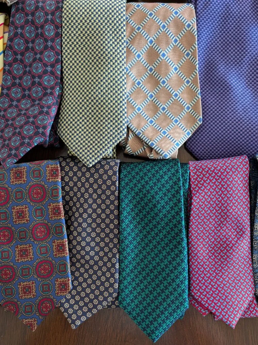 Handmade England Ties Gieves Hawkes Charles Hill Hilditch Key Seaward Stearn